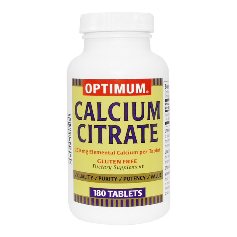 Optimum Calcium Citrate Supplement (Bottle of 180 Items)