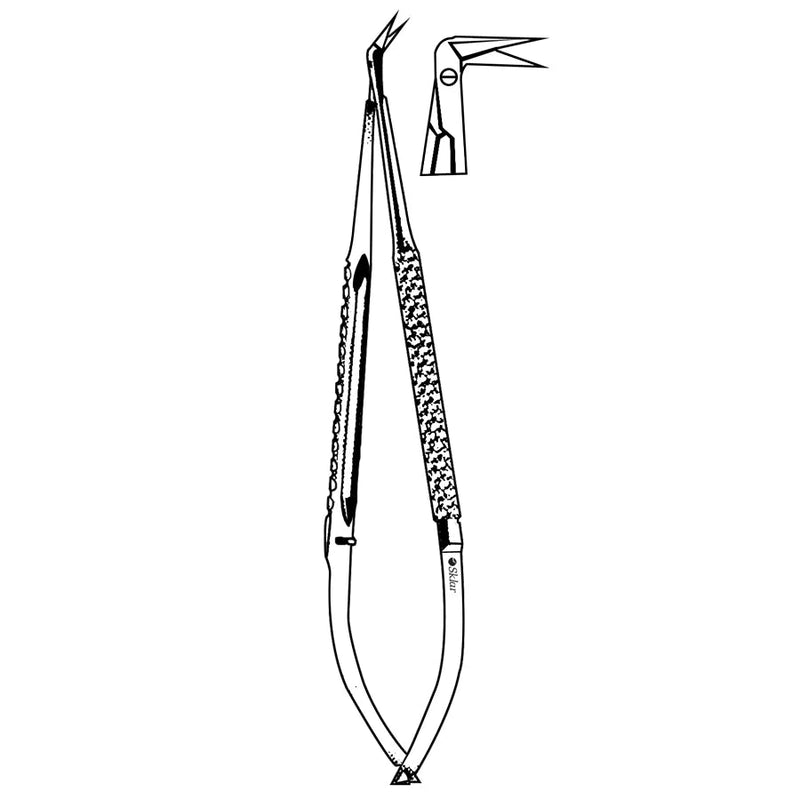 Sklar Toledo Vascular Micro Scissors - 98-9438 