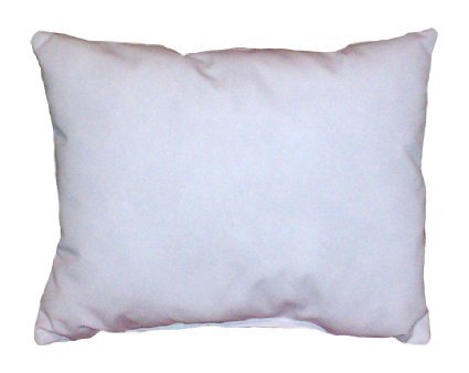 Lew Jan Textile Bed Pillow Staphcheck 18 X 24 Inch White Reusable 