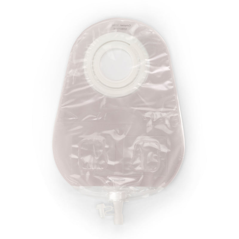 SenSura Mio Flex 2-Piece Transparent Urostomy Pouch, Green Match (Box of 10)