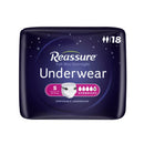 Reassure Full-Rise Overnight Absorbent Underwear, Heavy Absorbency, Small (18/BG) 
