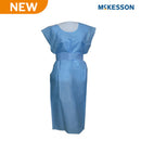 McKesson SMS Fluid Resistant Exam Gown, One Size Fits Most (Case of 50)