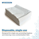 McKesson Pillowcase, Disposable, Deluxe, White, Tissue/Poly, 30 x 21 Inch (Case of 100)