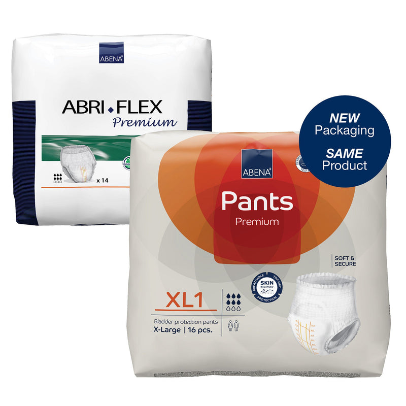 Abena Premium Pants XL1 Incontinence Brief, X-Large (16/PK)