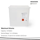 McKesson Brand McKesson Prevent Sharps Container, 1-1/4 Gallon, 10-3/4 x 10-1/2 x 4-3/4 Inch (20/CS) 
