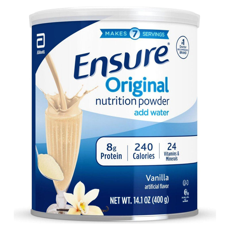 Abbott Nutrition Ensure Original Vanilla Powder, 14-ounce can (6/CS) 