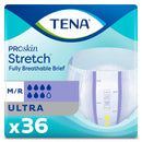 Essity HMS North America Inc Tena ProSkin Stretch Ultra Incontinence Brief, Medium (72/CS) 