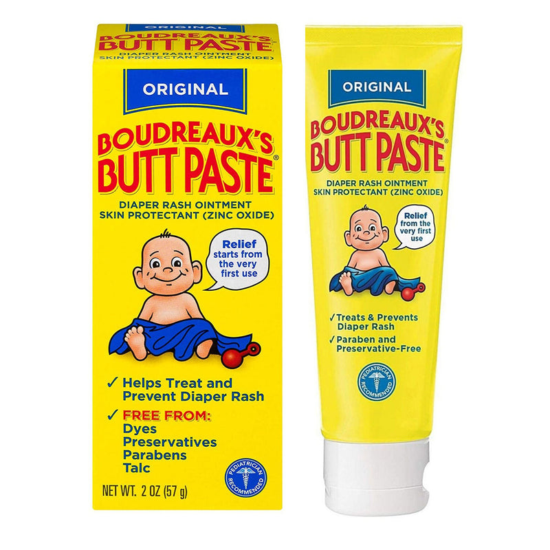 Boudreaux's Original Butt Paste Diaper Rash Treatment, Scented, 2-ounce tube (Each)