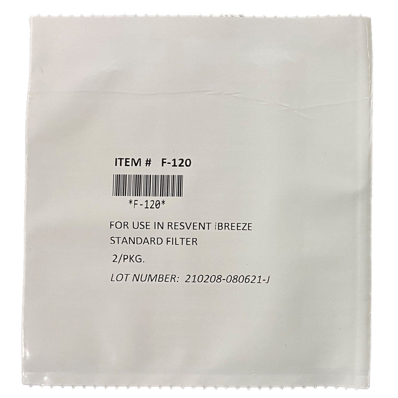 CPAP Filter Ultrafine Disposable 2 per Pack White No Tab