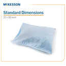 McKesson Blue Tissue/Poly Disposable Pillowcase, 21 x 30 Inch (Case of 100)