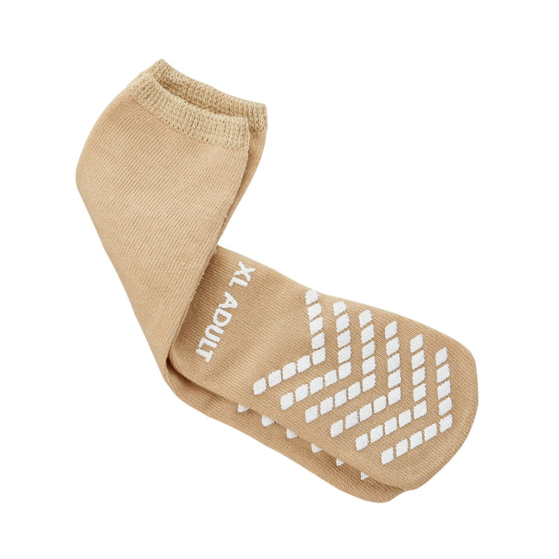 McKesson Single Tread Slipper Socks, X-Large, Tan (48/CS)