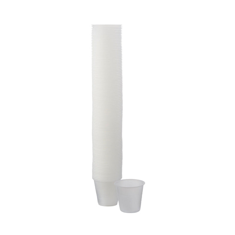 Conex Galaxy Drinking Cup, 3.5 oz, Translucent Plastic, Disposable (Case of 2500)
