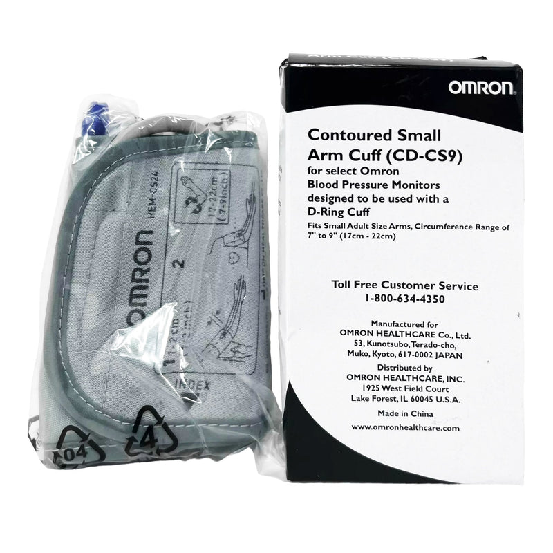 Emerson Healthcare Omron Small D-ring Reusable Blood Pressure Cuff, 17 to 22.8 centimeter 
