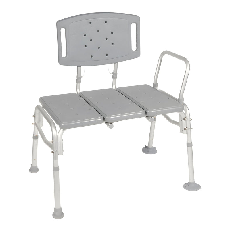 McKesson Knocked Down Bariatric Bath Transfer Bench, 18-1/4 to 23-1/4 Inch (Each)