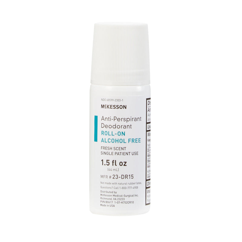 McKesson Antiperspirant / Deodorant, Fresh Scent, 1.5 oz Roll-On (Case of 96)