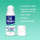 Theraworx Maximum Strength Pain Relief Roll-On with 4% Lidocaine (16/CS) 