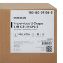 McKesson Sterile Impervious Orthopedic U-Drape, 60 x 70 Inch (Case of 30)