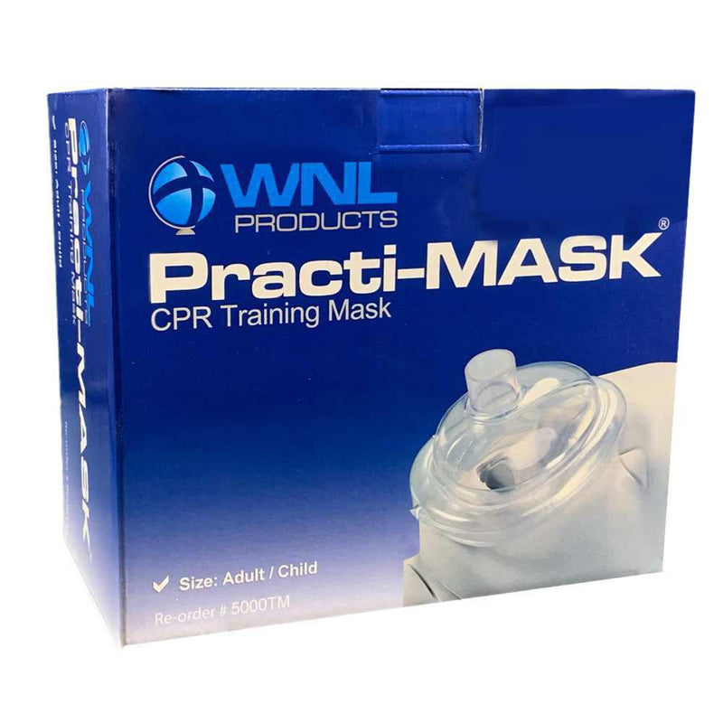 CPR Trainer with Training Valve Combo Practi-MASK Adult / Child (Case of 100)