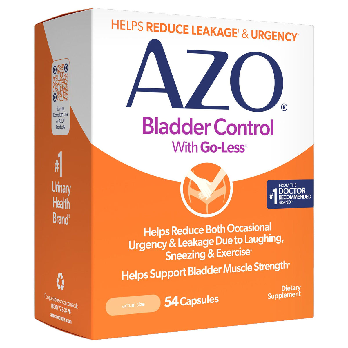 AZO Bladder Control with Go-Less Capsules (Case of 1296)