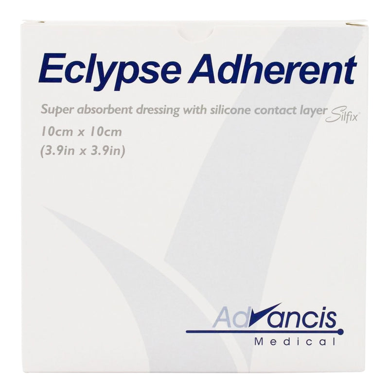 Mediusa Eclypse Adherent Super Absorbent Wound Dressing, 4 x 4 Inch (10/BX) 