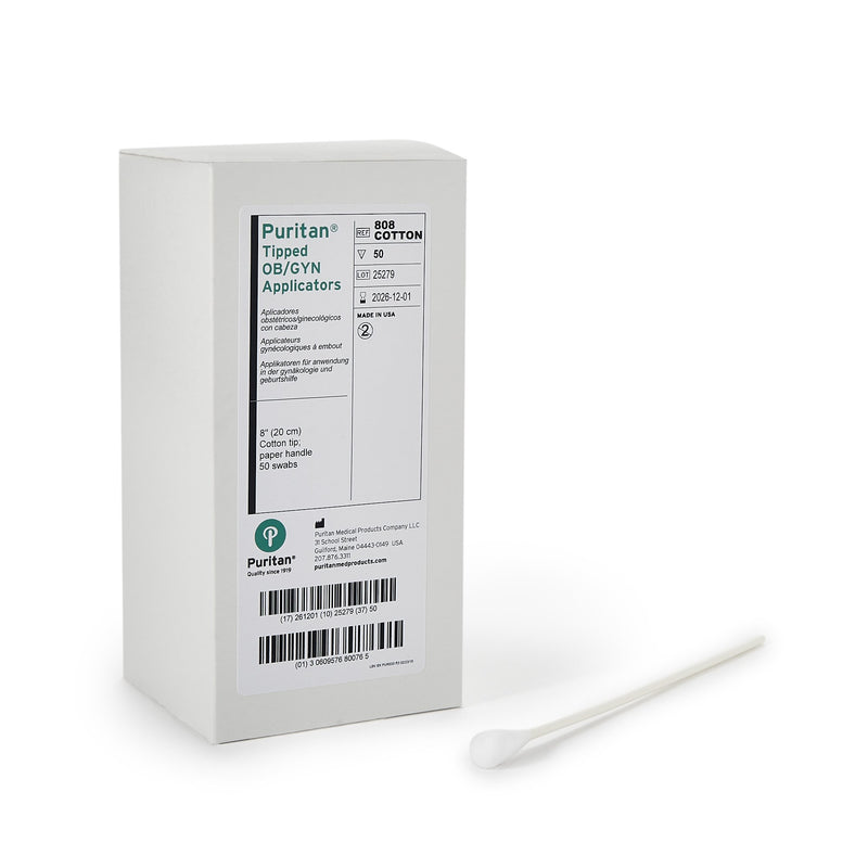 Puritan OB/GYN Swabstick, 8-Inch Length (Case of 500)