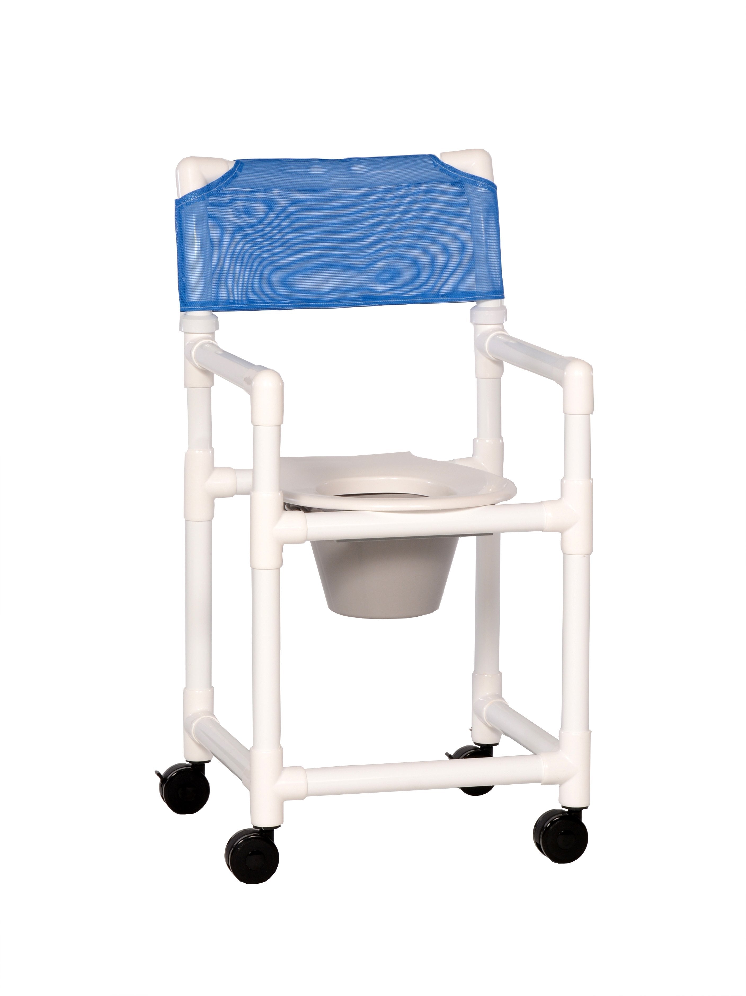 IPU IPU Standard Line Shower Chair Commode, Blue 