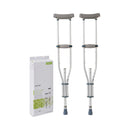 McKesson Underarm Crutches, 4'6" – 6'6" (Case of 8 Boxes)