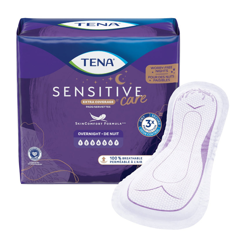 Essity HMS North America Inc Tena Intimates Overnight Bladder Control Pad, 16-Inch Length (84/CS) 