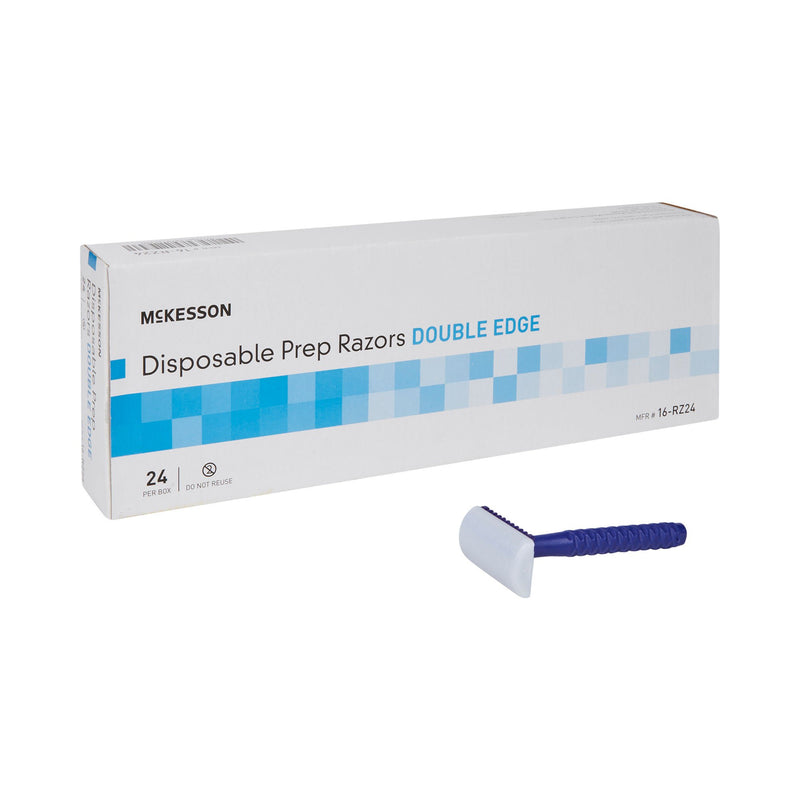 McKesson Single-Blade Razor, Double-Edged, Disposable (Case of 144)