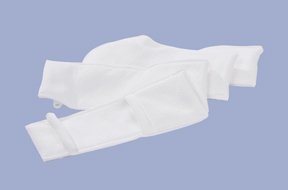 Cleanroom Wet Mop Pad Contec EasyReach Bound Edge White Polyester Disposable (Case of 60)