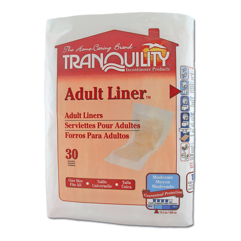 Principle Business Enterprises Tranquility Moderate Incontinence Liner, 9 x 24 Inch (120/CS) 