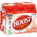 Boost Original Strawberry Balanced Nutritional Drink, 8-ounce Bottle (Case of 24)