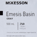 McKesson Emesis Basin, 500 mL Capacity, Graphite Color (Case of 250)