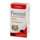Meda Consumer Healthcare Feosol Ferrous Sulfate Iron Tablets Original 