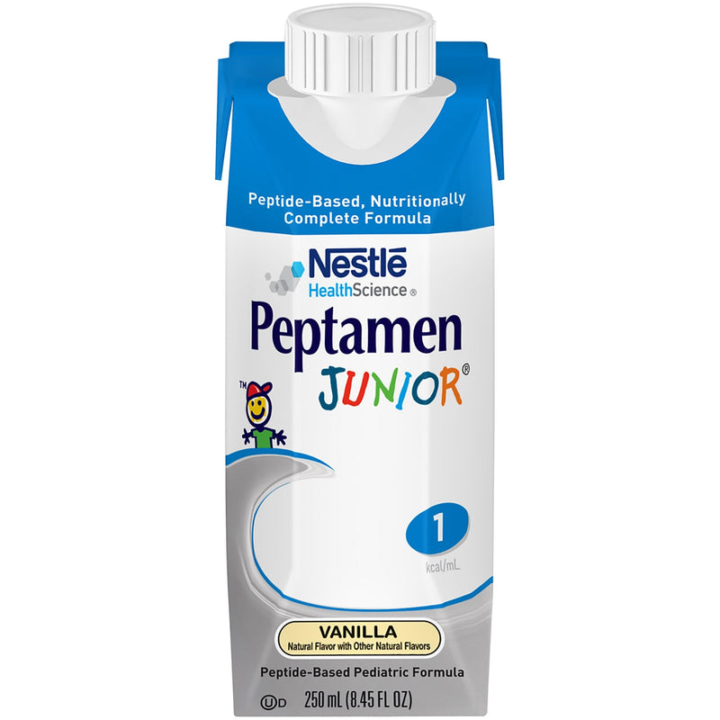 Nestle Healthcare Nutrition Peptamen Junior Peptide-Based Pediatric Formula, Vanilla, 8.45 oz. (24/CS) 