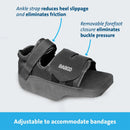 Darco OrthoWedge Post-Op Shoe, Men's, Extra Large, Black (Case of 36)
