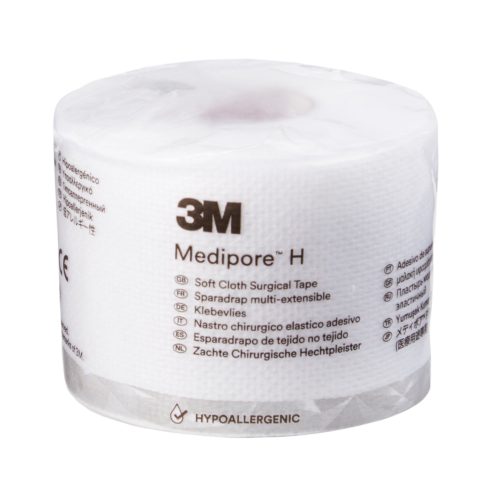 Solventum Corporation 3M Medipore H Cloth Medical Tape, 2 Inch x 10 Yard, White (12/CS) 