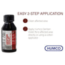 Humco Humco Gentian Violet First Aid Antibiotic, 2-ounce Bottle 