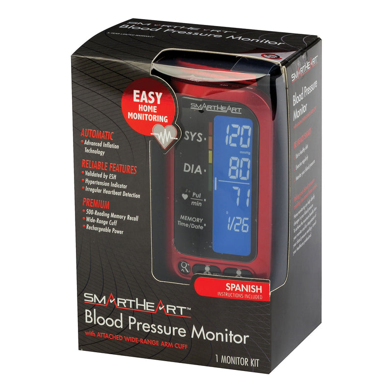 SmartHeart Arm Blood Pressure Monitor (Case of 12)