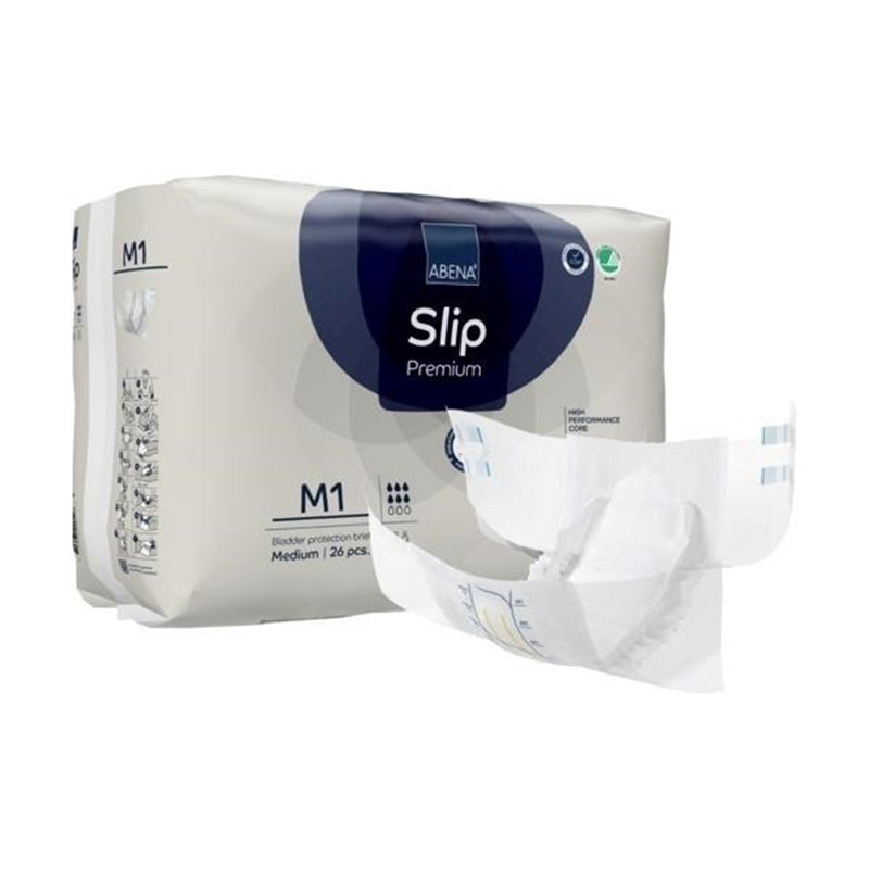 Abena Slip Premium M1 Incontinence Brief, Medium (Case of 104)
