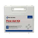 Acme United First Aid Only Ten-Person First Aid Kit, Plastic Case with Dividers (10/CS) 