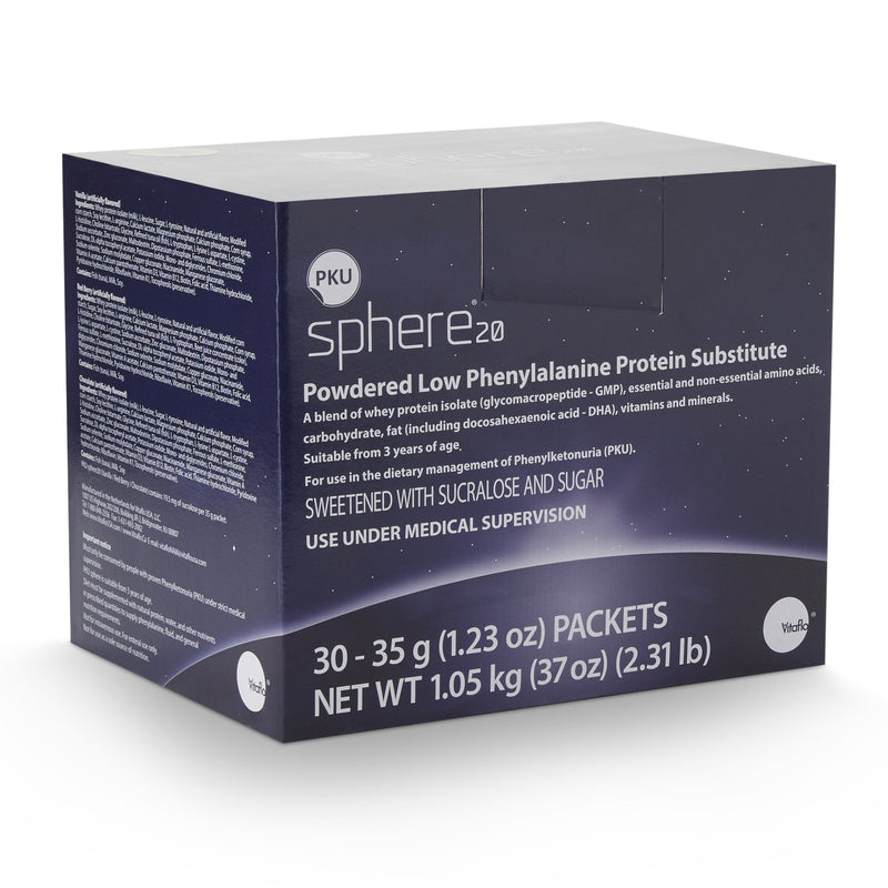 Vitaflo USA LLC PKU sphere 20 Vanilla GMP-Based Formula for use in Dietary Management of PKU (30/BX) 