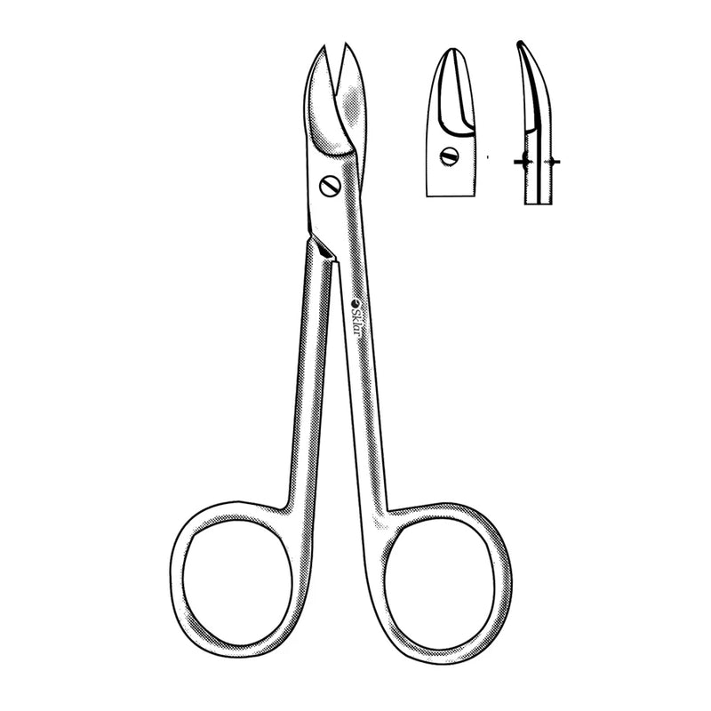 Sklar Beebee Crown Scissors - 4", Curved, Sharp/Sharp - 24-2333