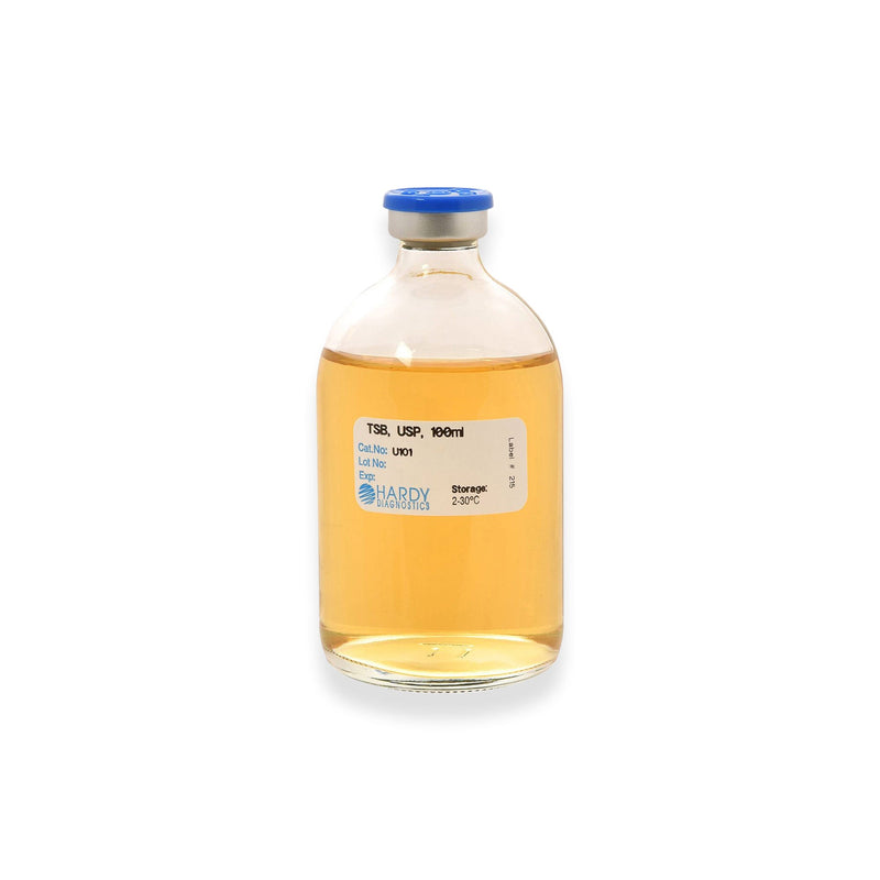 Test Media HardyVal Tryptic Soy Broth (TSB) Beige (Box of 10)