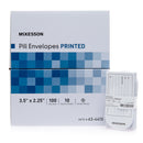 McKesson Pill Envelope, 3.5 x 2.25 Inch (Box of 10)