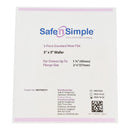 Ostomy Barrier Safe n Simple Trim to Fit, Standard Wear Flexible Tape 57 mm Flange Up to 1-3/4 Inch Opening 5 X 5 Inch (Case of 80)