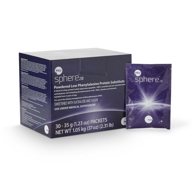 PKU sphere 20 Vanilla GMP-Based Formula for use in Dietary Management of PKU (Box of 30)