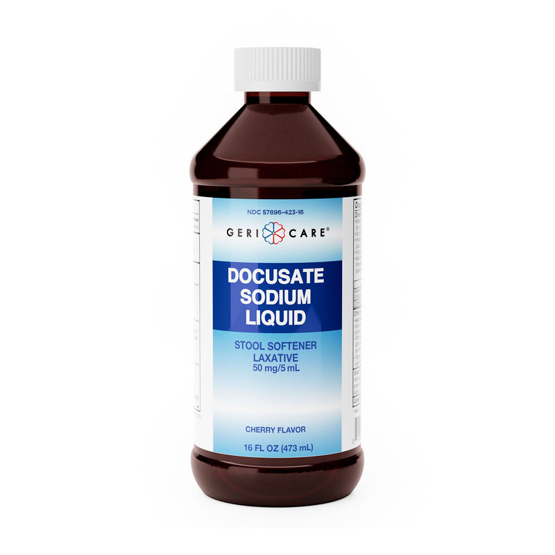 Geri-Care Docusate Sodium Stool Softener (Case of 12 Bottles)