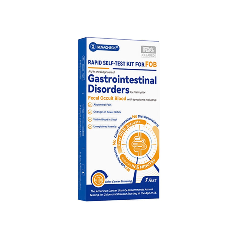 GenaCheck Rapid Self-Test Kit for Fecal Occult Blood – Early Cancer Screening