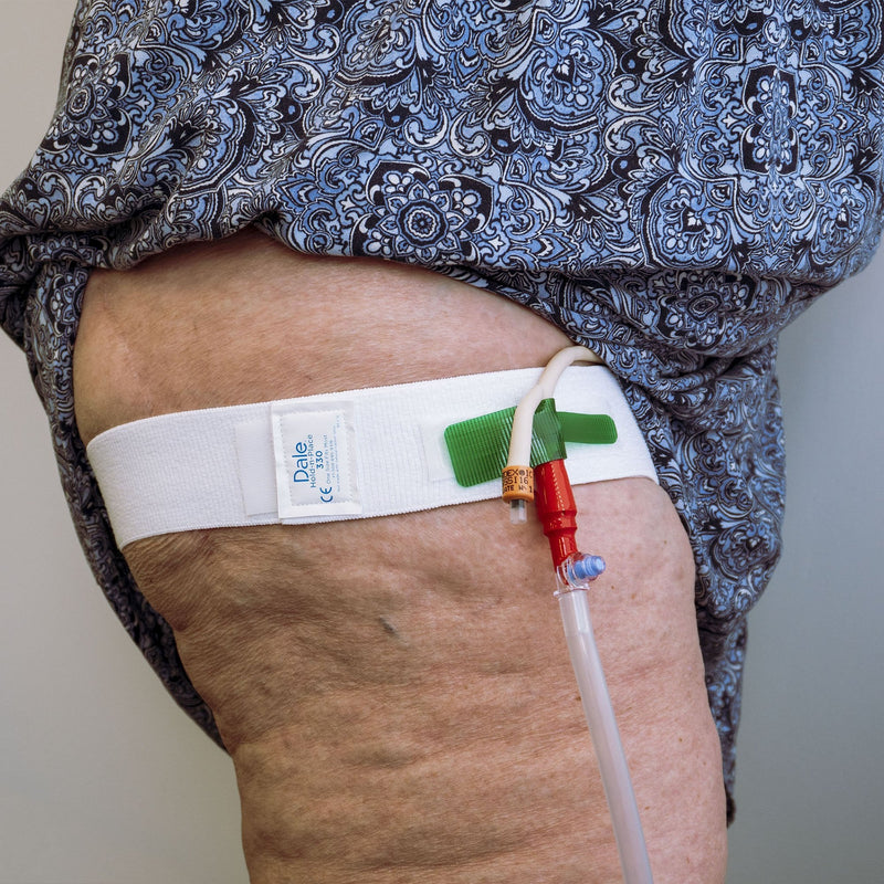 Dale Medical Products Dale Leg Strap/Waist Band, holds Catheter, fits legs and waists up to 56 Inches (10/BX) 